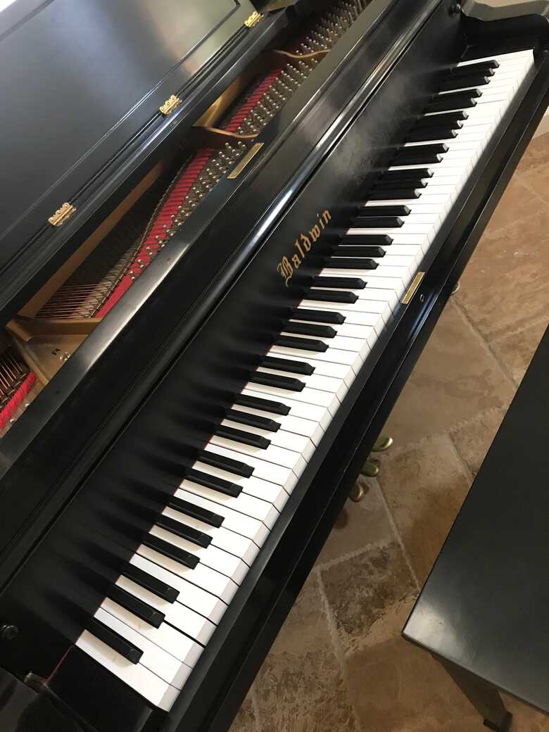 Gorgeous Blank Baldwin Model R Grand Piano