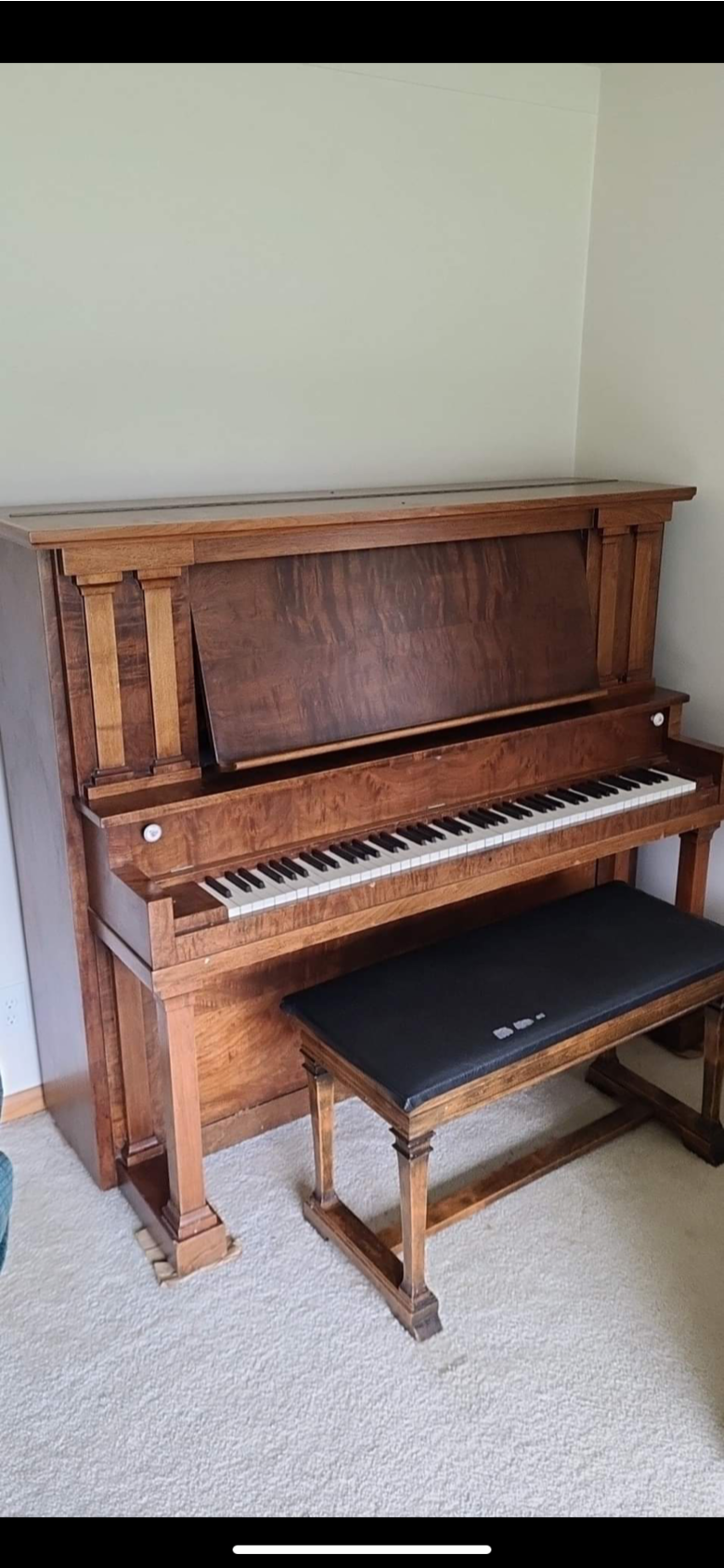 Baldwin Hamilton Upright Piano Maple Color