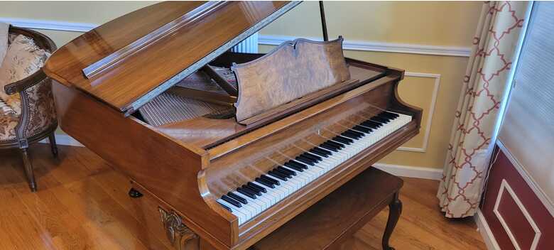 Marshall and Wendell Queen Ann Baby Grand Piano RESTORED