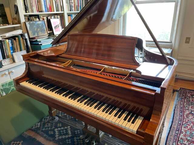 George Plimpton's Steinway grand piano