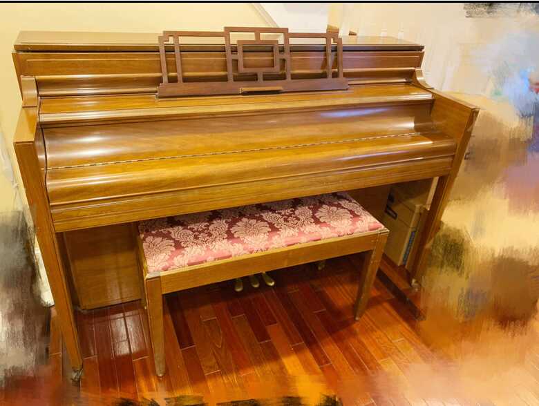 Knabe console piano - good condition - for sale