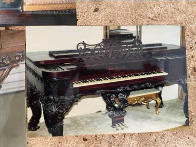 Hallet & Davis Square Grand Piano