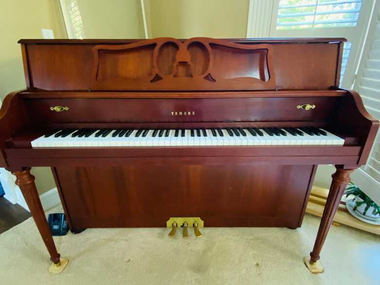 A well maintained piano with nice sound