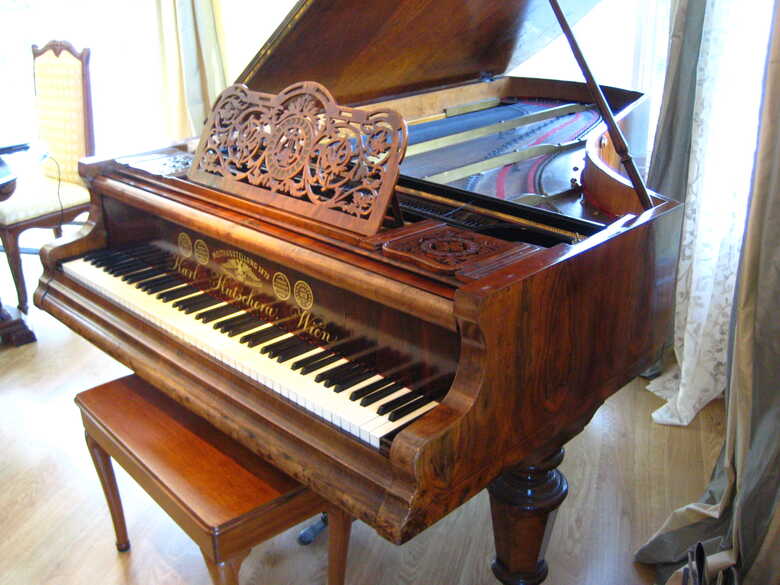 Beautiful Viennese Grand Piano