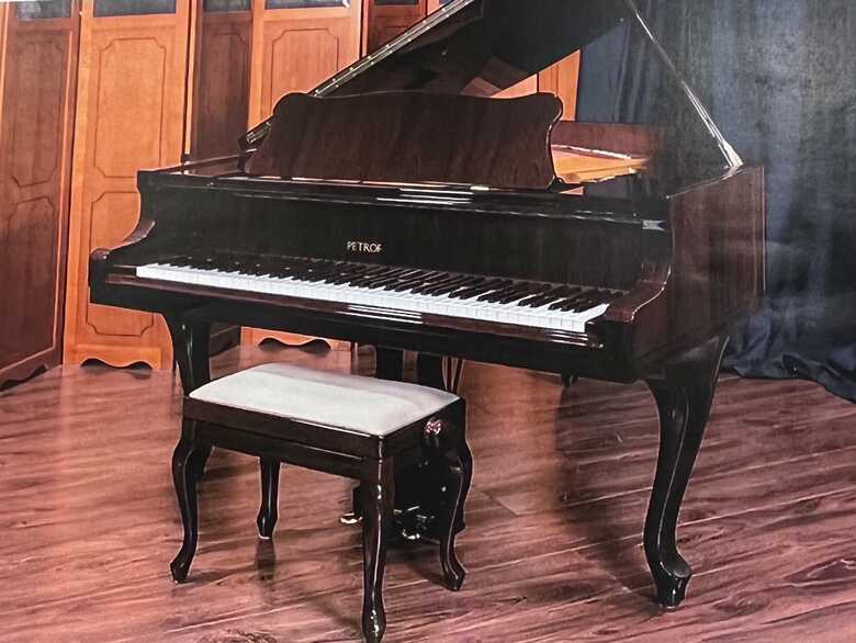 Petrof Model IV Grand Piano with Bench & QRS Installed