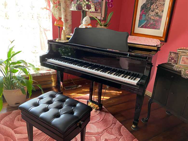Beautiful piano for students