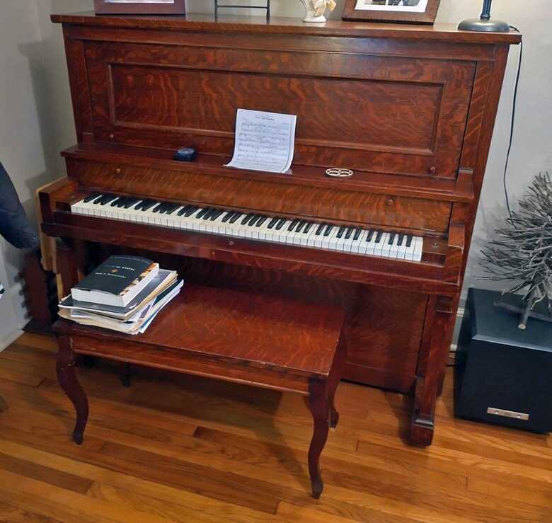 1920's Louismann Upright Piano
