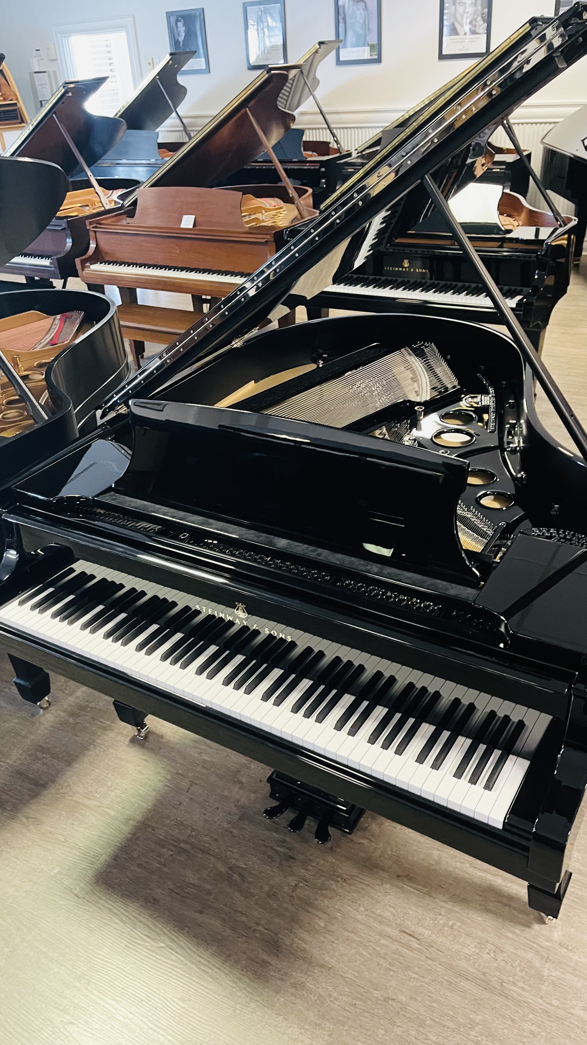 “Jet Noir”Steinway and Sons O 5’10 Amazing and Beautiful 