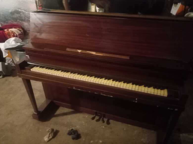 Antique upright piano 