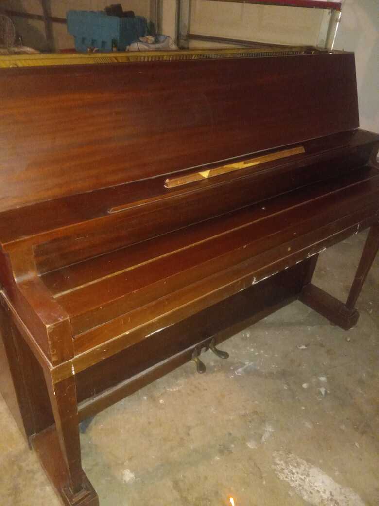Antique upright piano 