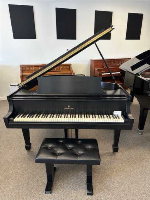 Beautiful Satin Ebony Steinway & Sons Model S