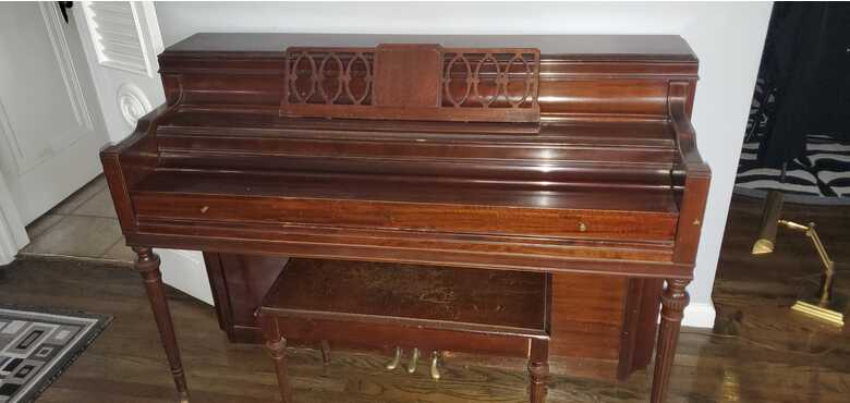 Everett Up right Piano For Sale
