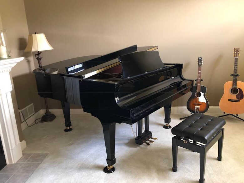 Boston 5'10" GP-178 Grand Piano | Polished Ebony