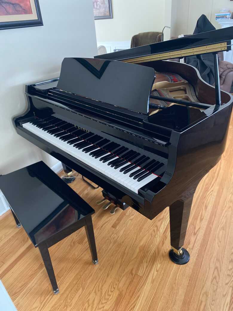 A well loved baby grand in excellent condition 