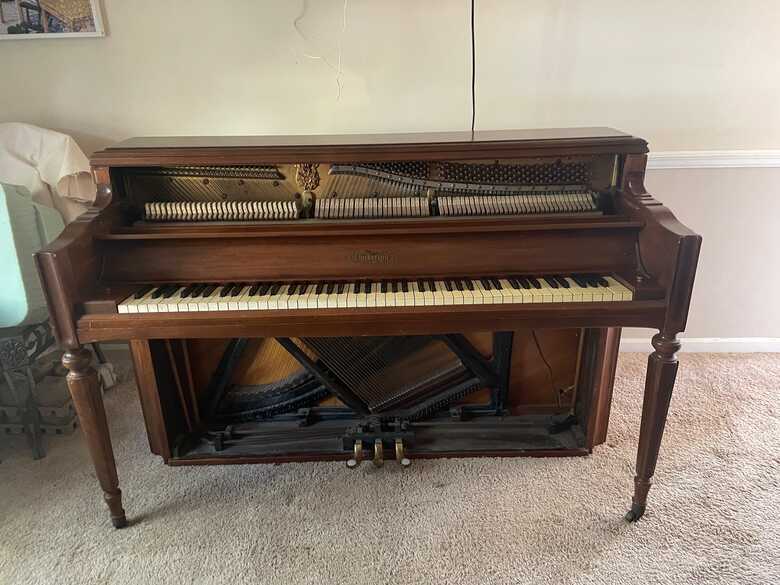 Vintage Chickering Upright Piano