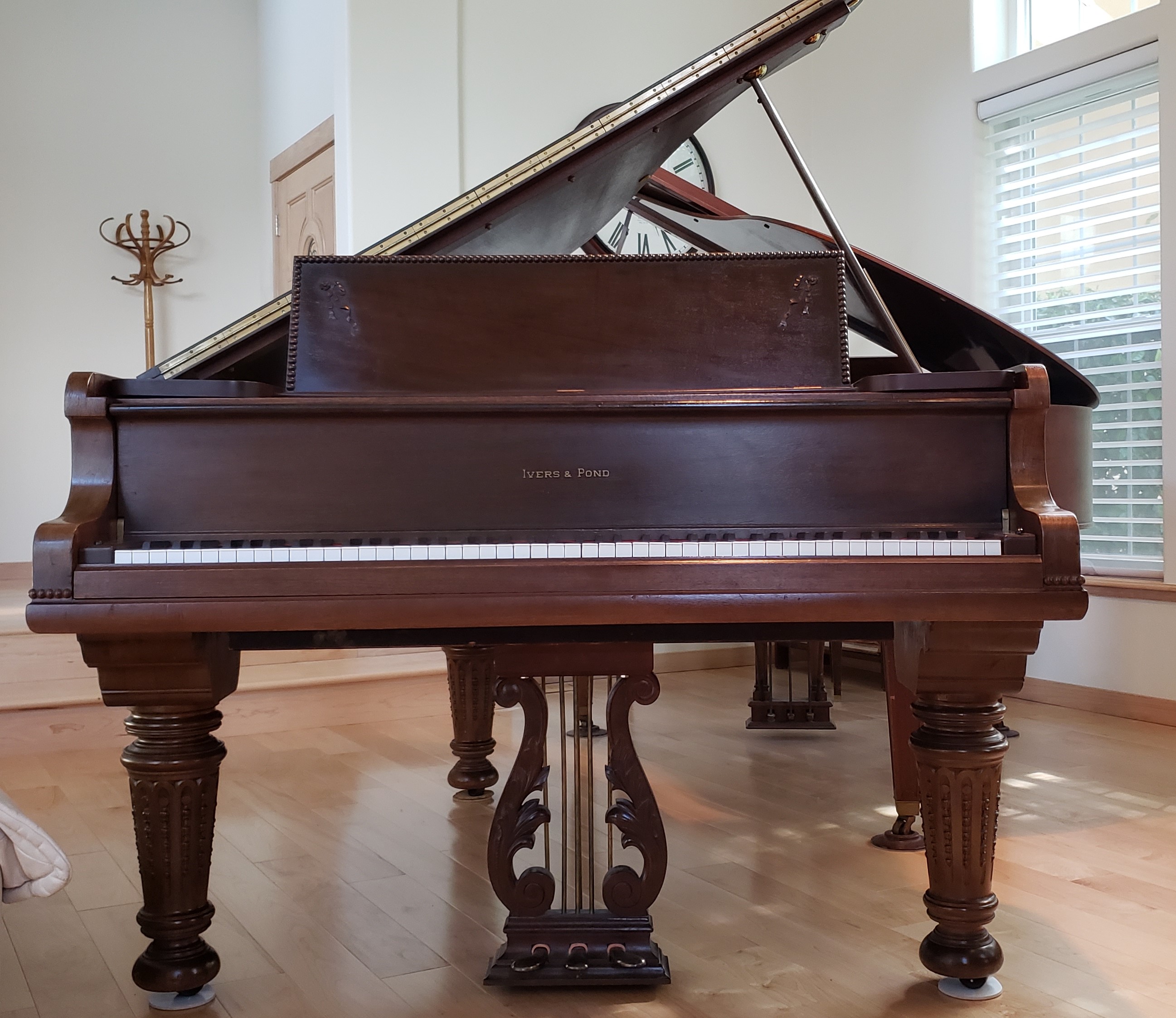 Antique Ivers & Pond Grand Piano (circa 1890–1895)