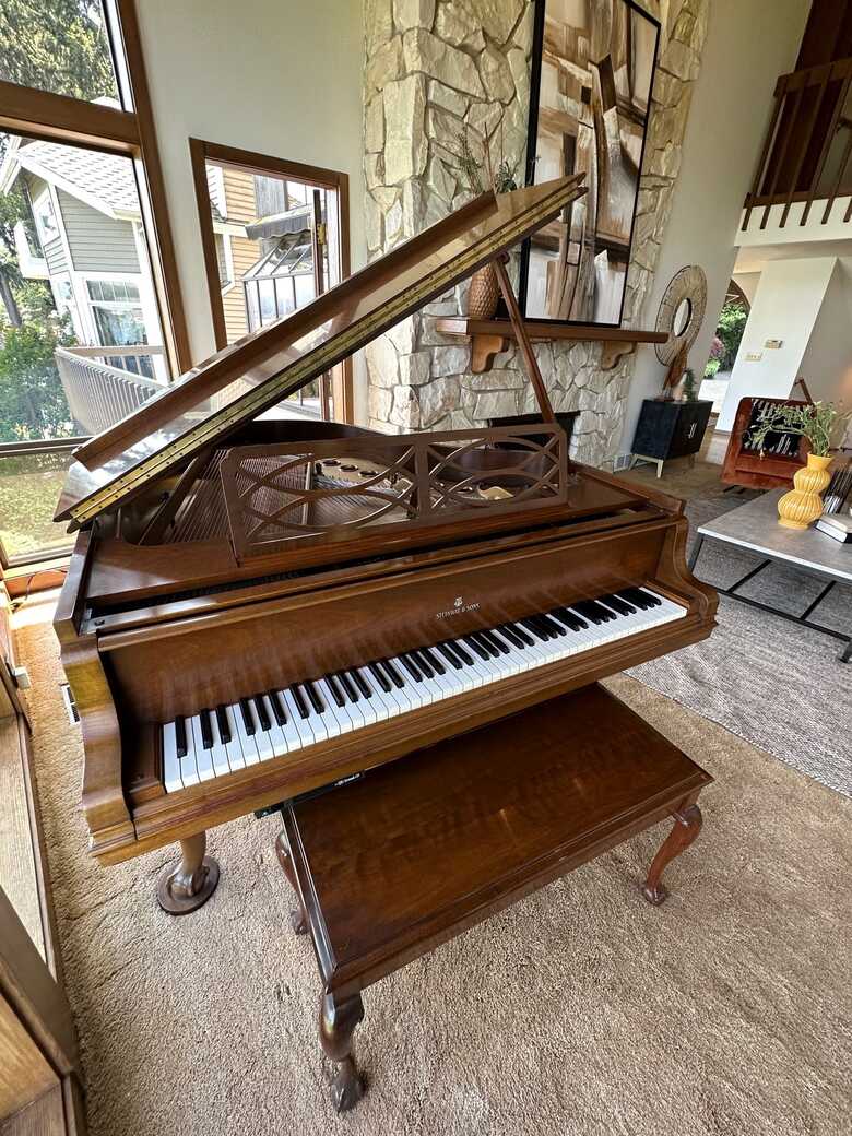 Restored 1955 Steinway Model M Grand Piano