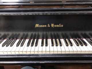 Mason and Hamlin model A grand piano