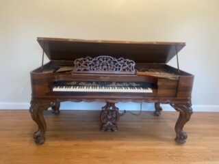 1895 Wheelock Square Grand Piano; Fully restored