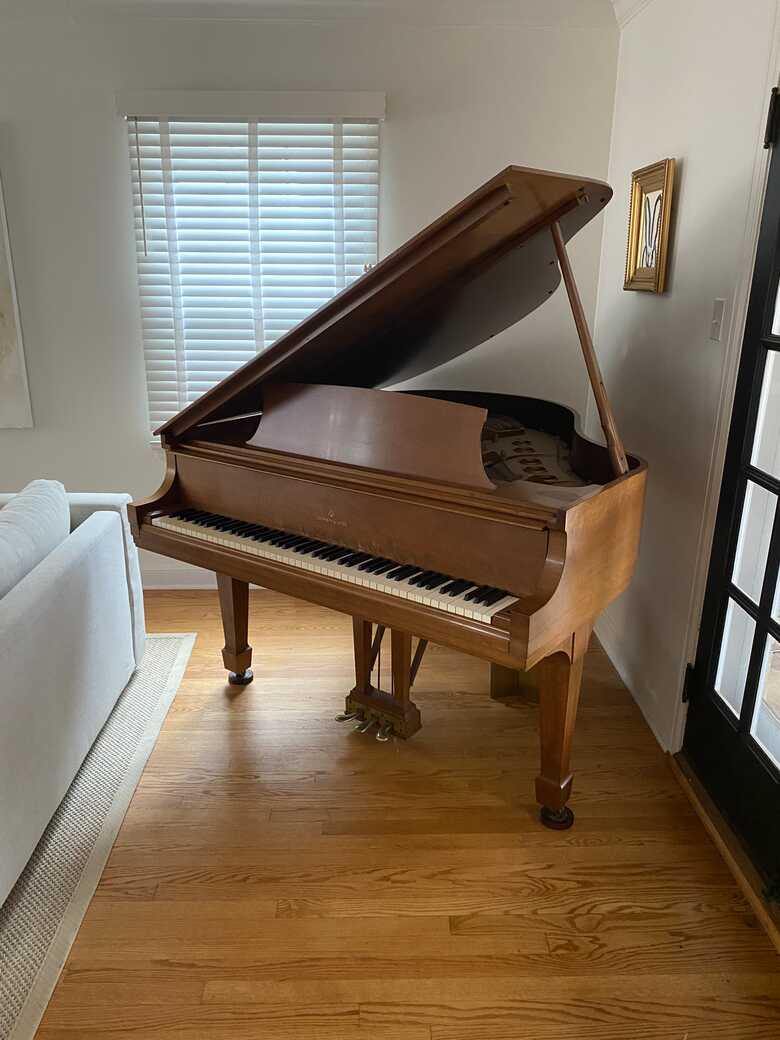 Steinway Baby Grand Piano Walnut S
