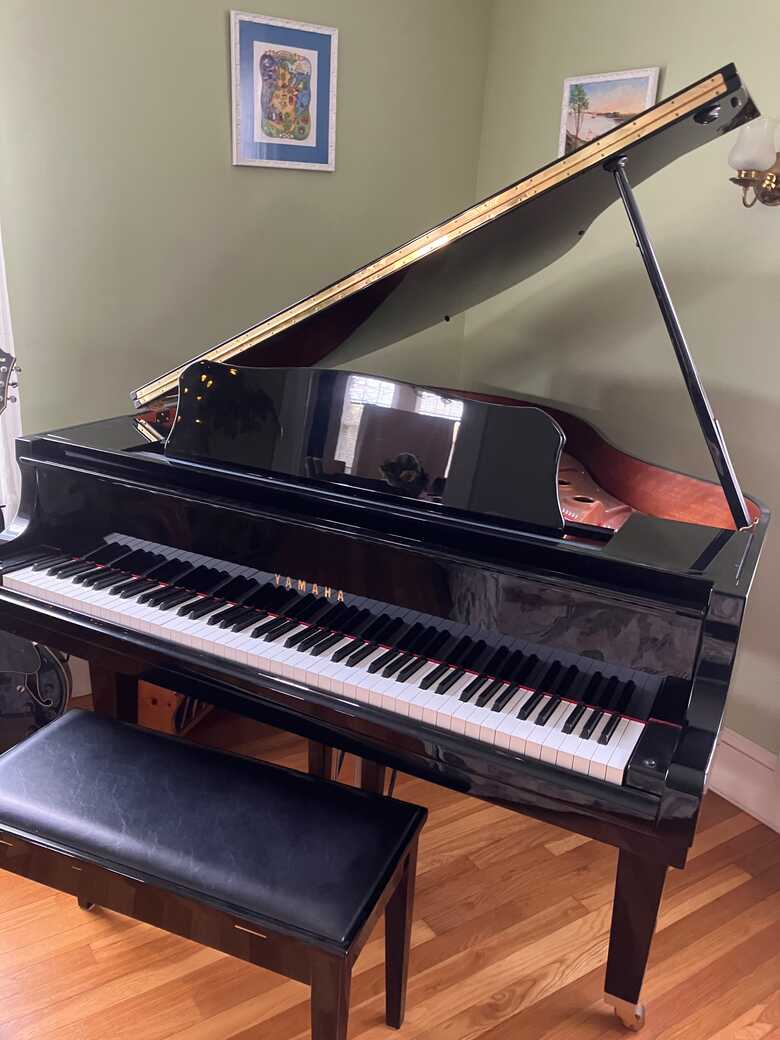 Well loved piano