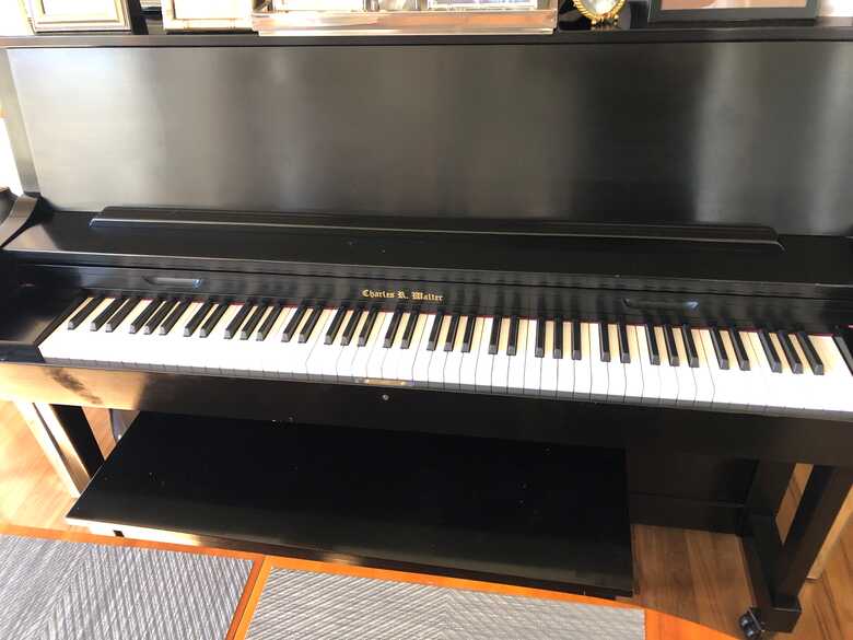 Charles Walter Piano with Bench.  Incredible condition!