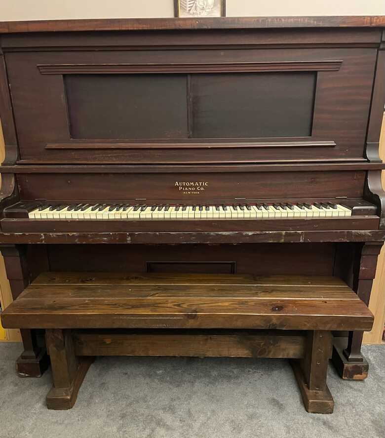 Antique Upright Player Piano