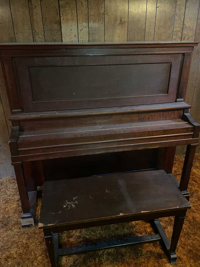 J. Bauer Upright piano 