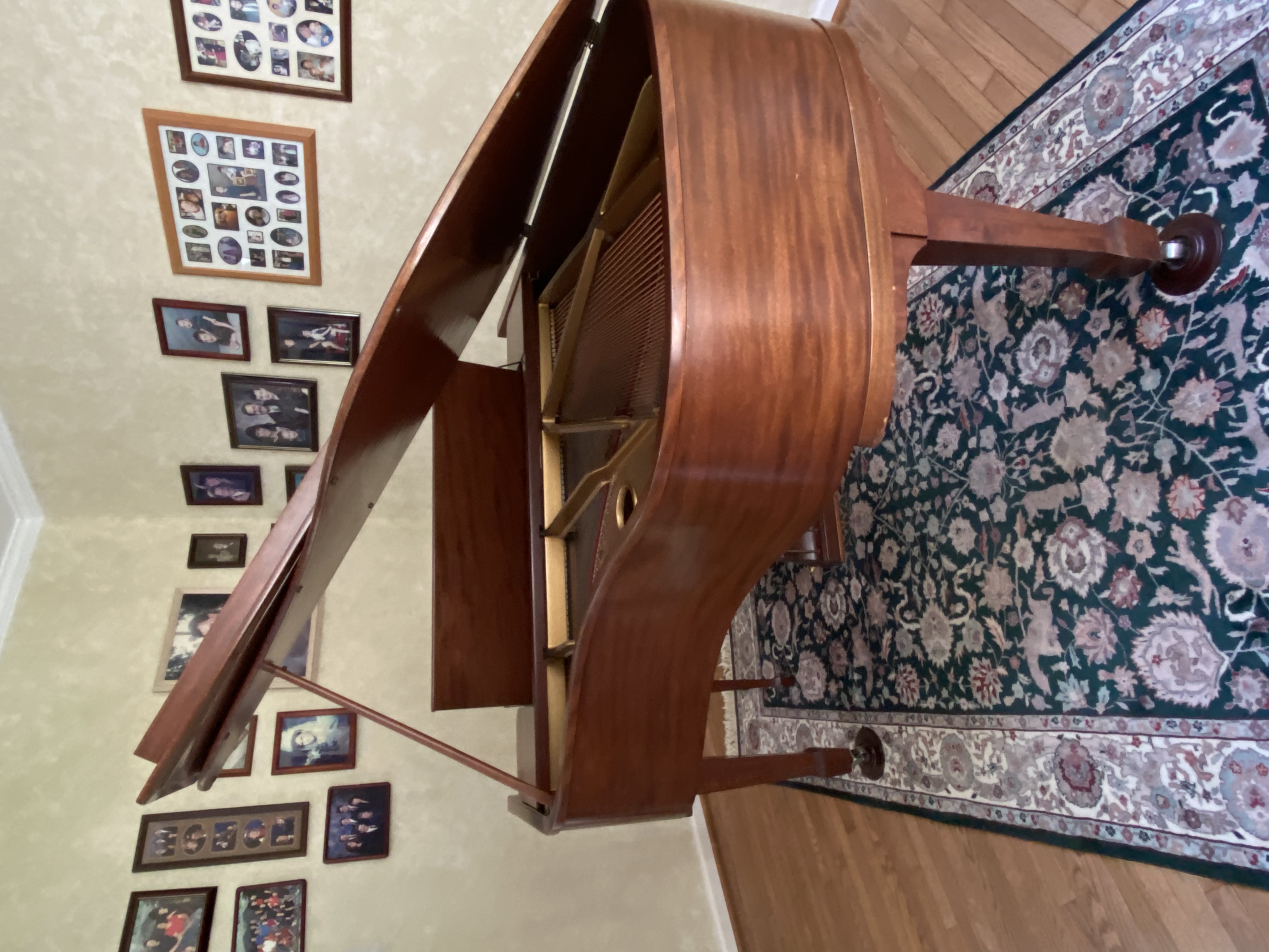 Beautiful Antique Parlor Grand Piano