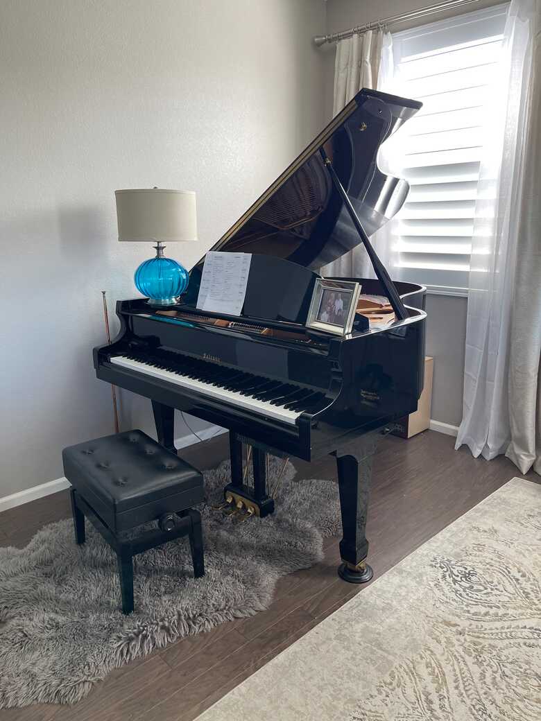 Falcone Grand Piano with Disc Player