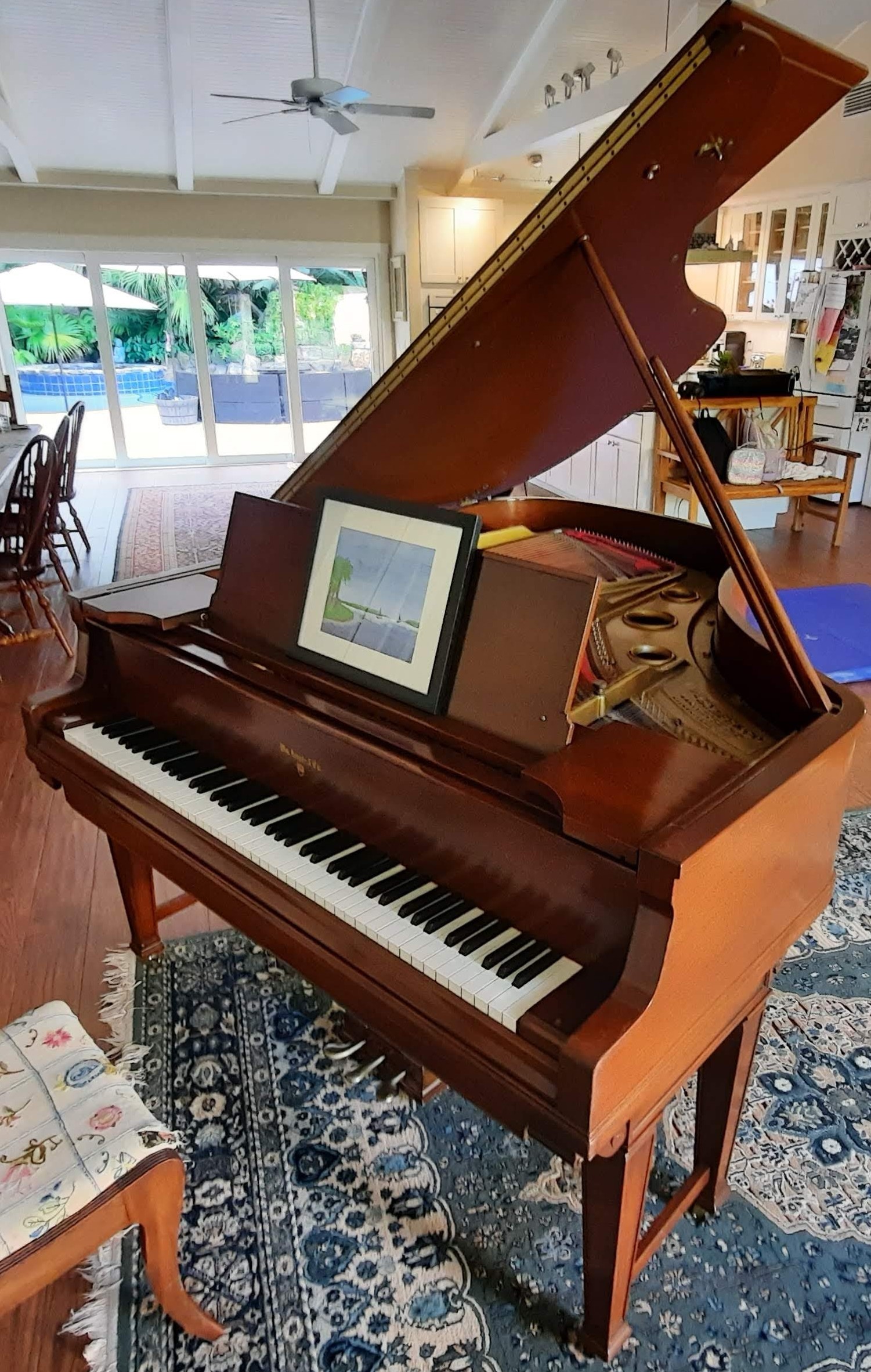 Extremely rare Knabe baby grand player piano 