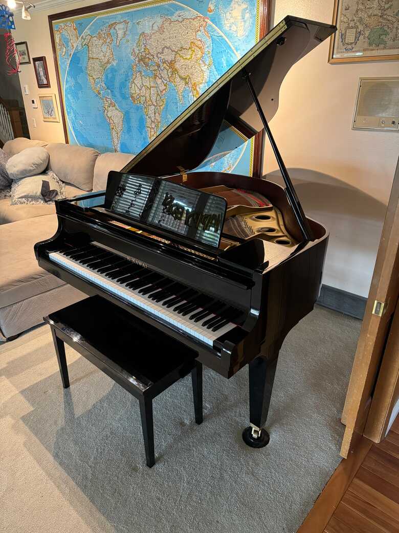Kawai GE-1(A) Grand Piano Ebony Polish