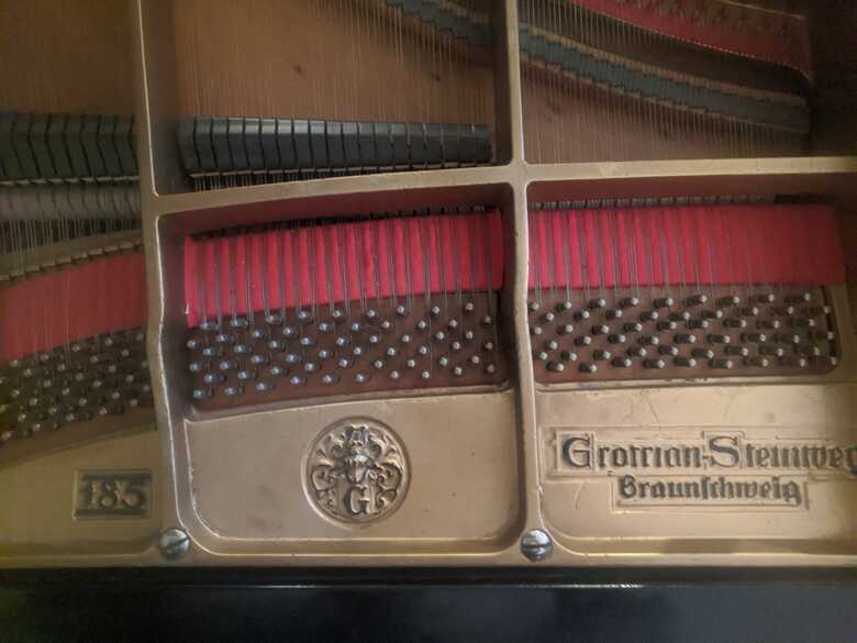 1927 Ebony Grotrian-Steinweg Grand Piano