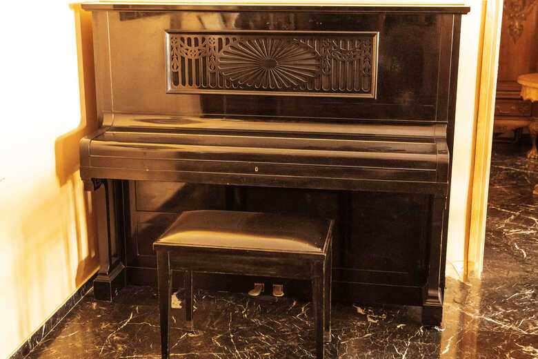 C. Bechstein Upright Piano, Year 1924, black