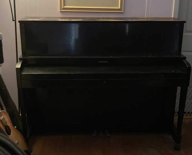 black baldwin upright piano for sale
