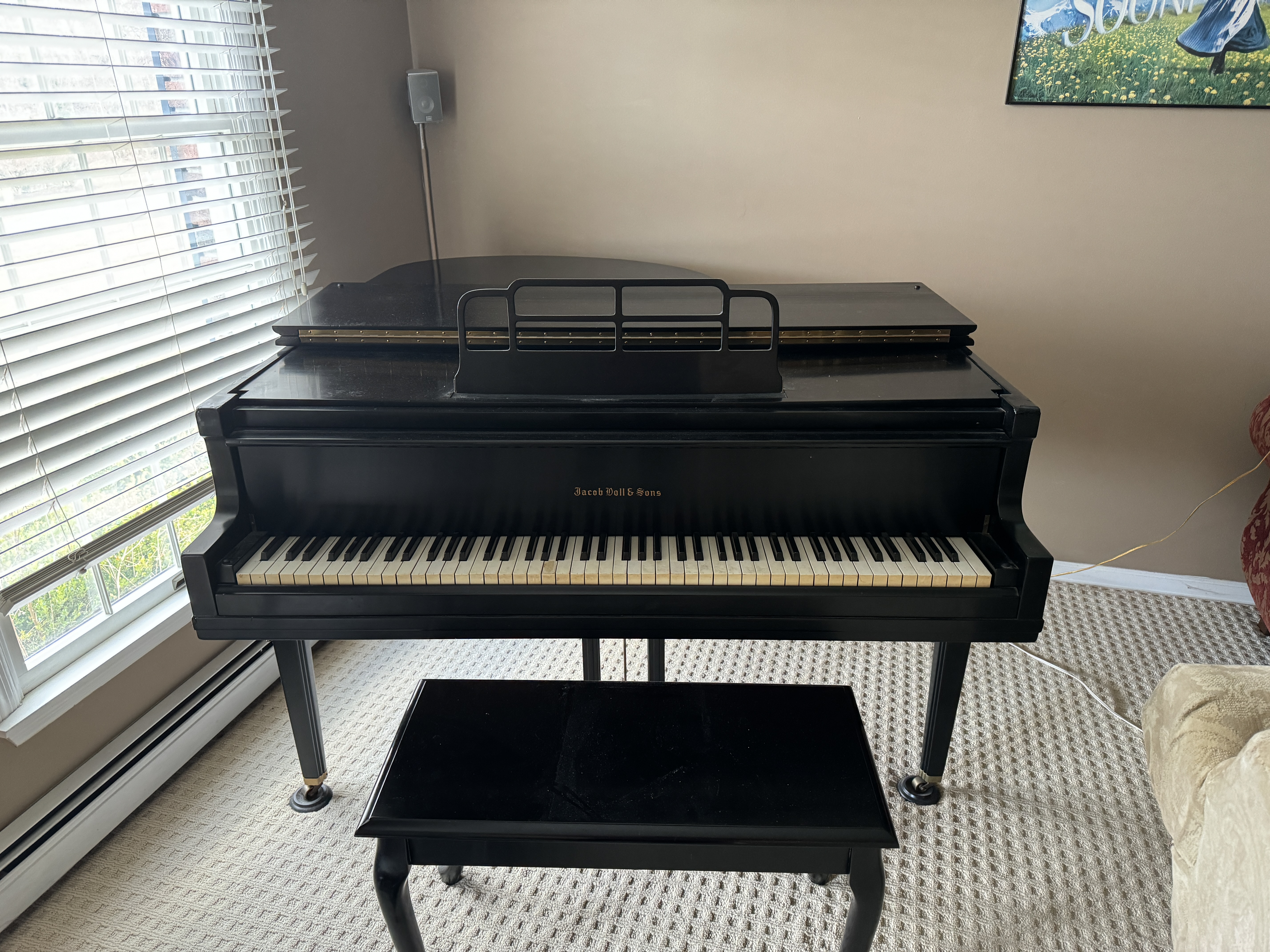 Jacob Doll & Sons Baby Grand Piano 