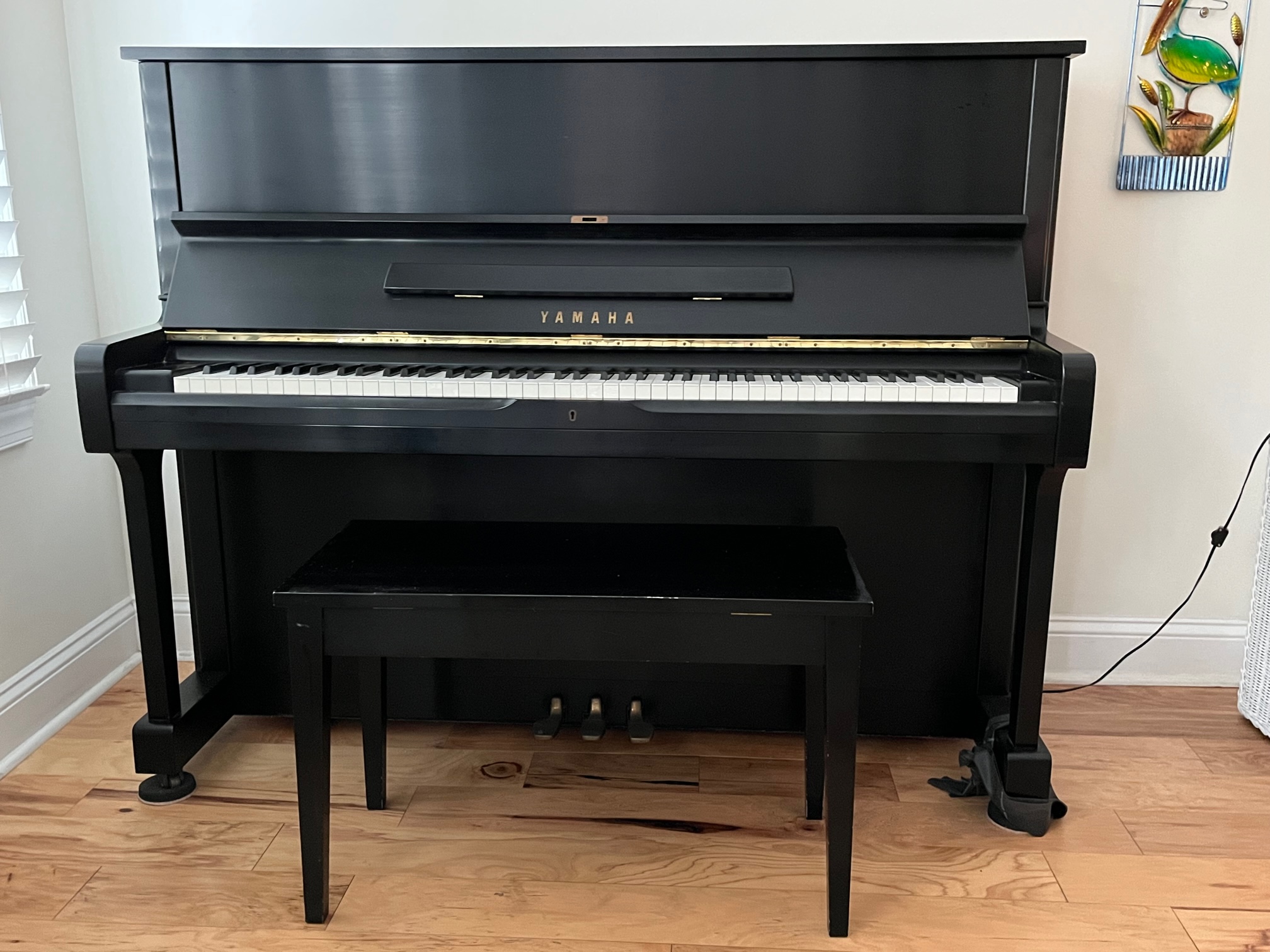 Yamaha upright U1 with bench/original owner