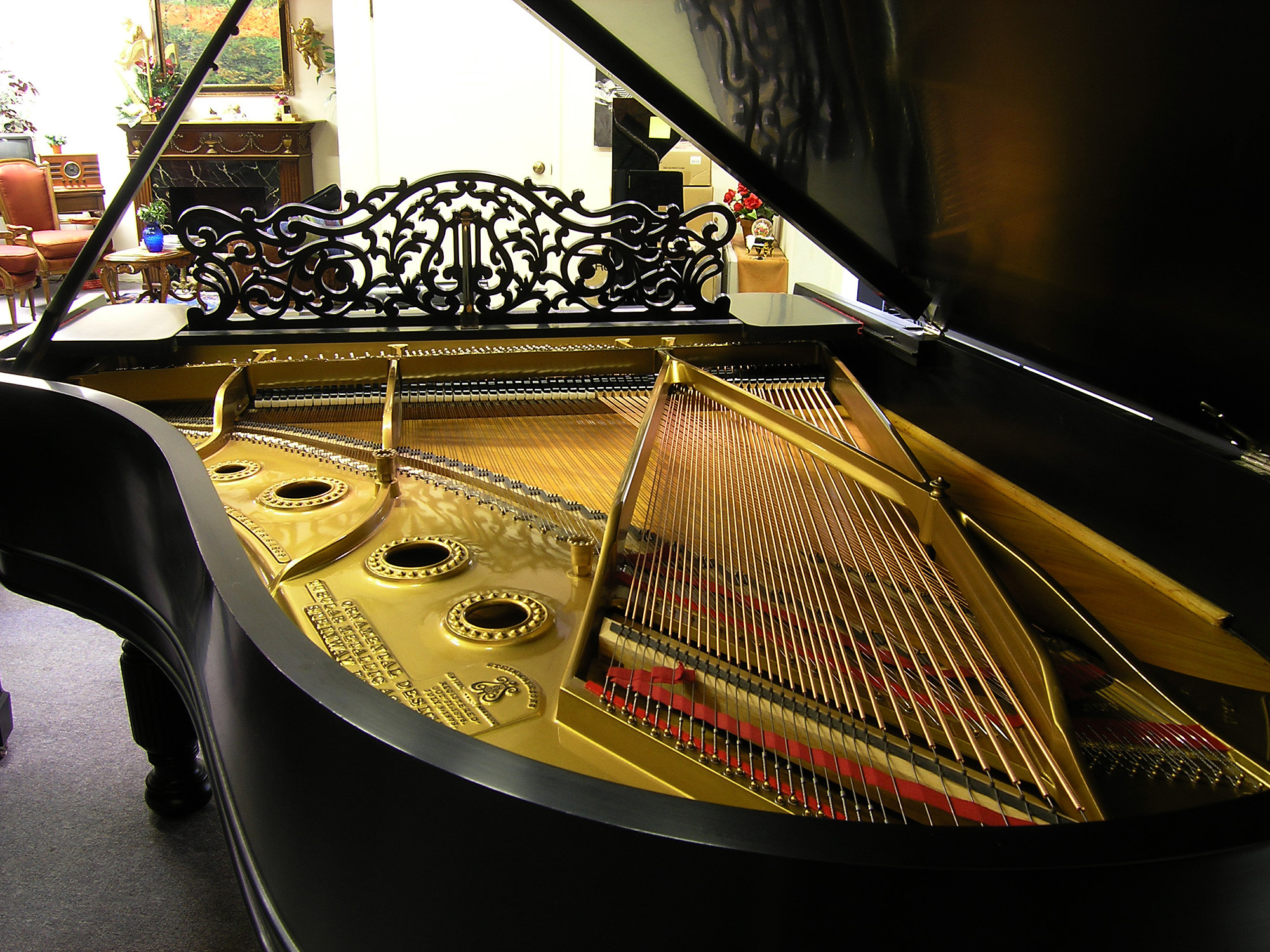 Gorgeous Restored Antique Steinway Grand Piano