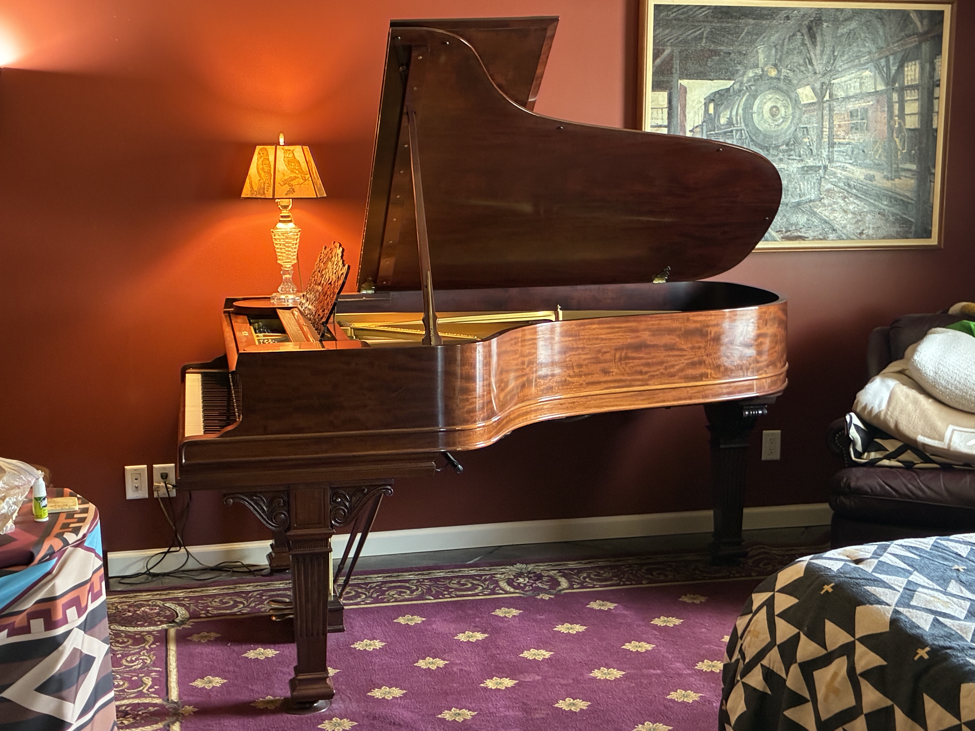 Steinway and Sons Model B 1895 Art Case Grand Piano