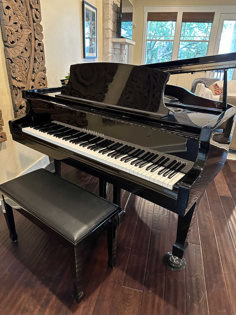 Beautiful Pramberger LG150 baby grand in search of new home