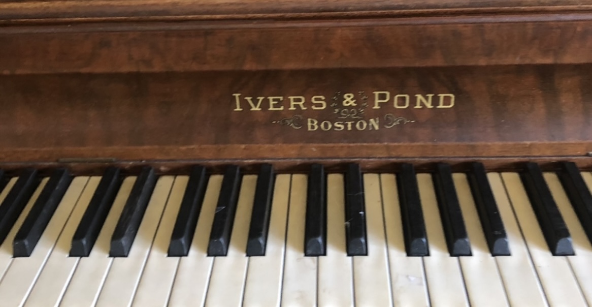 Gorgeous carved vintage piano 