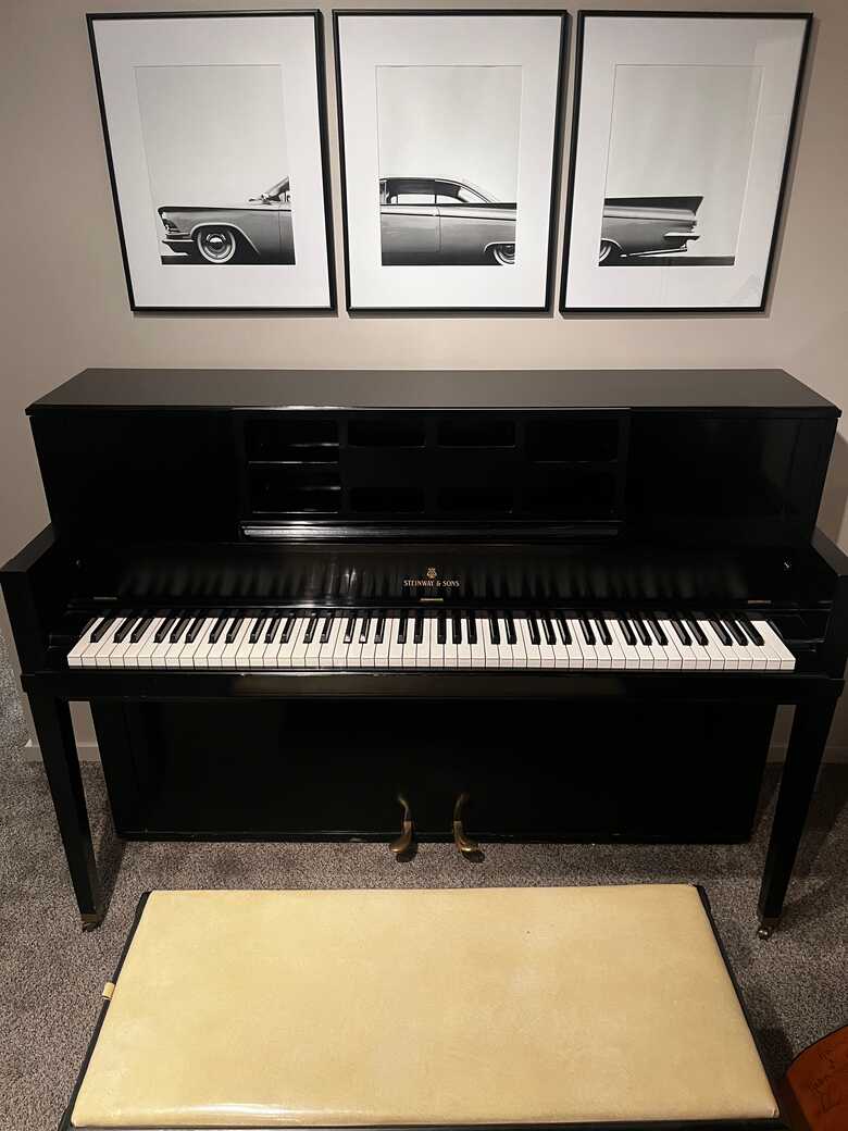 Steinway & Sons upright in good condition
