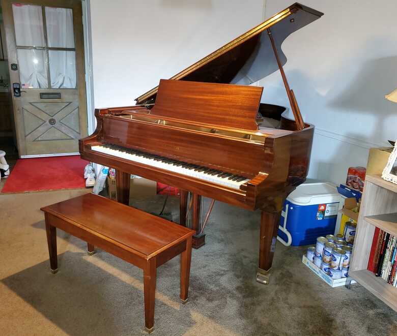 Baldwin Model L 6'3'' Grand Concert Piano, Made in USA, Poli
