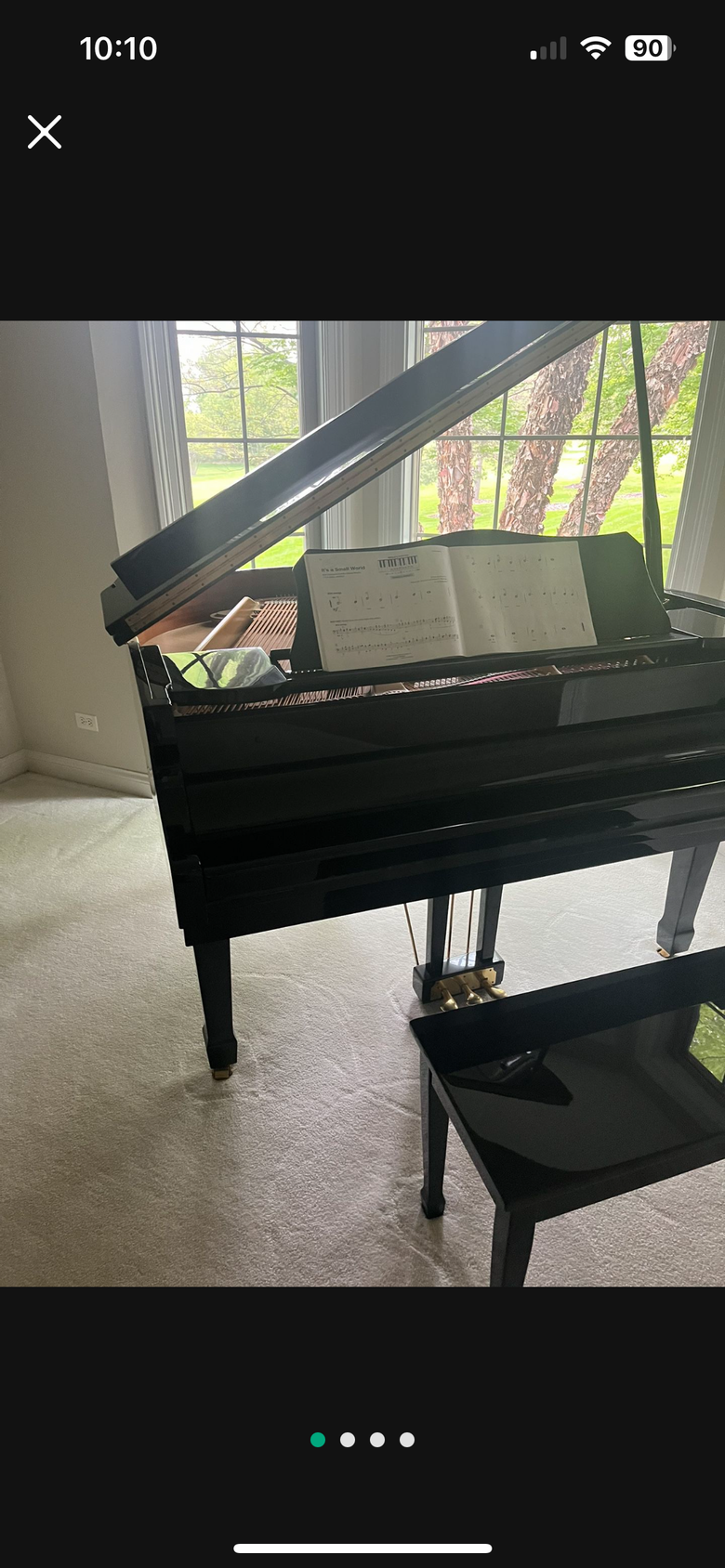 Baby Grand Hardly Ever Used as my 4 kids hated it 