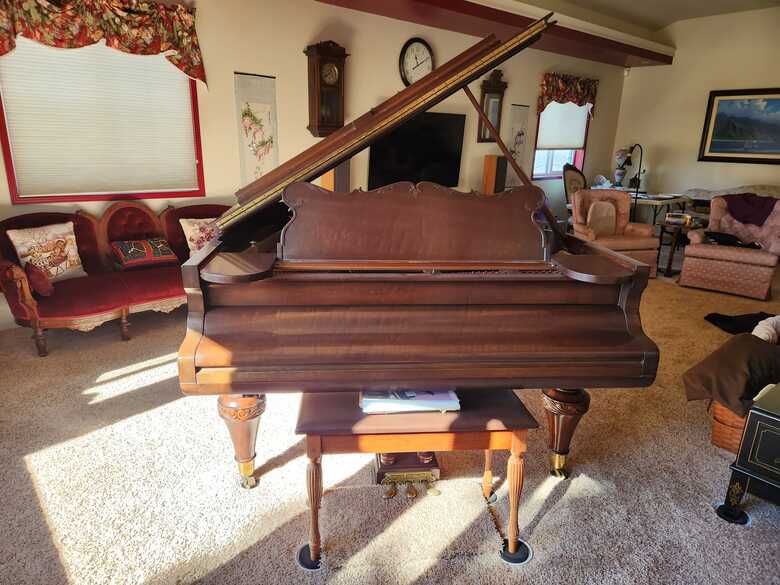 Beautiful Antique Baby Grand