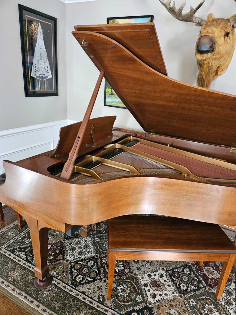 Steinway Model L with PianoDisc and New Keys
