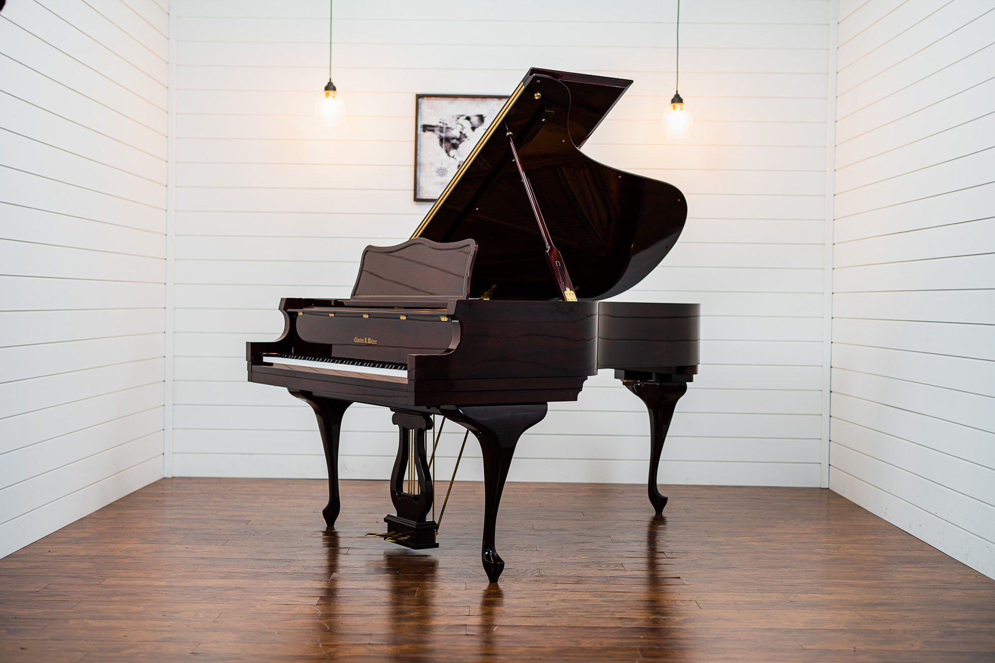 Factory reconditioned Charles R. Walter Grand Piano