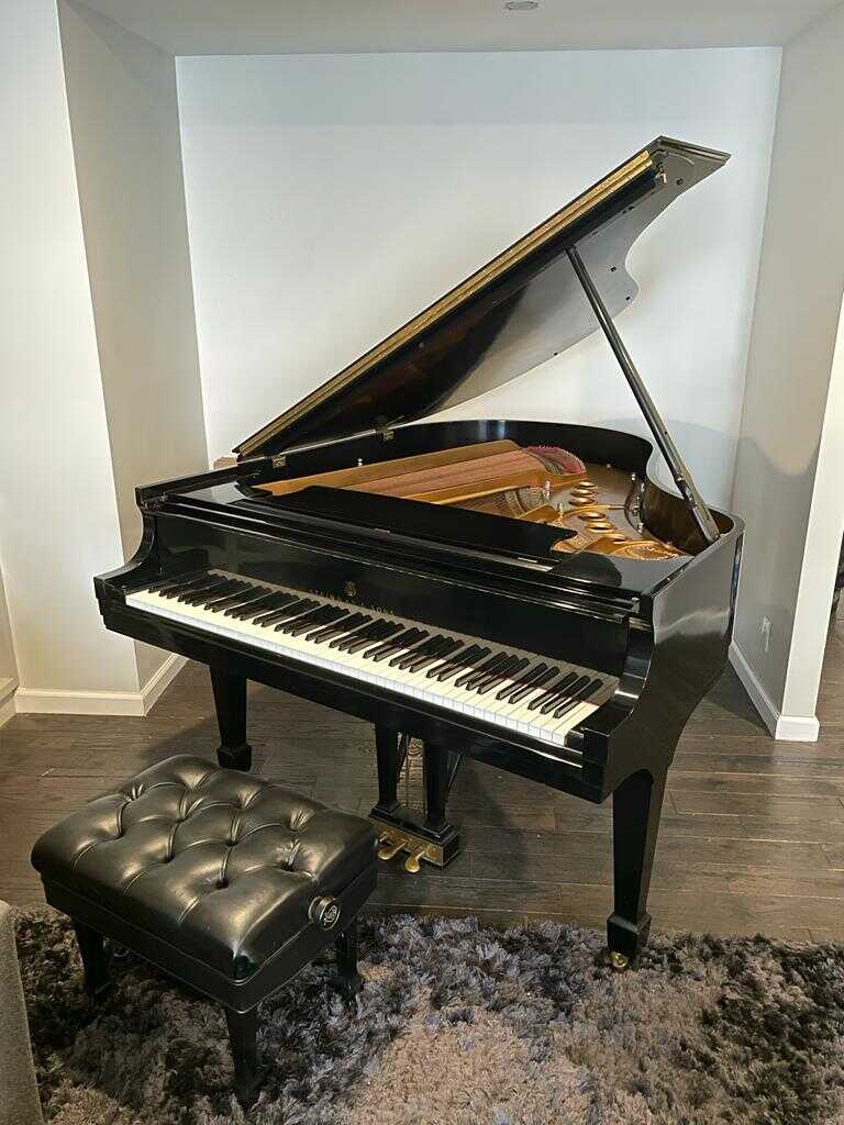 1987 Steinway Grand Piano Model M | Semi-Gloss Ebony