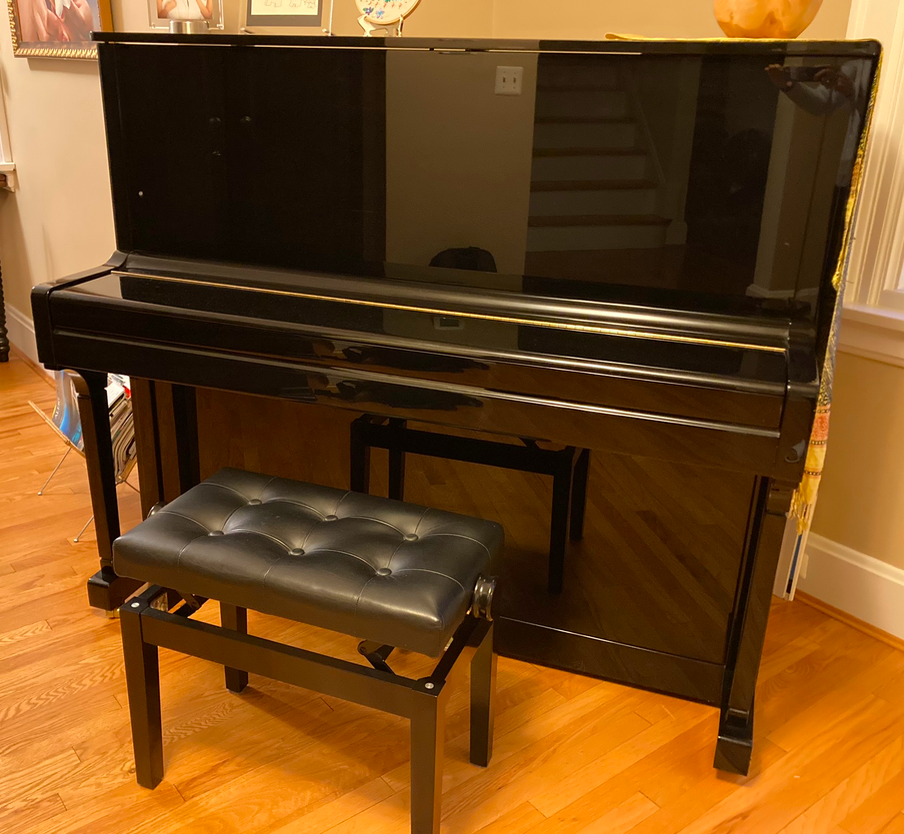 One of a kind upright piano in excellent condition!