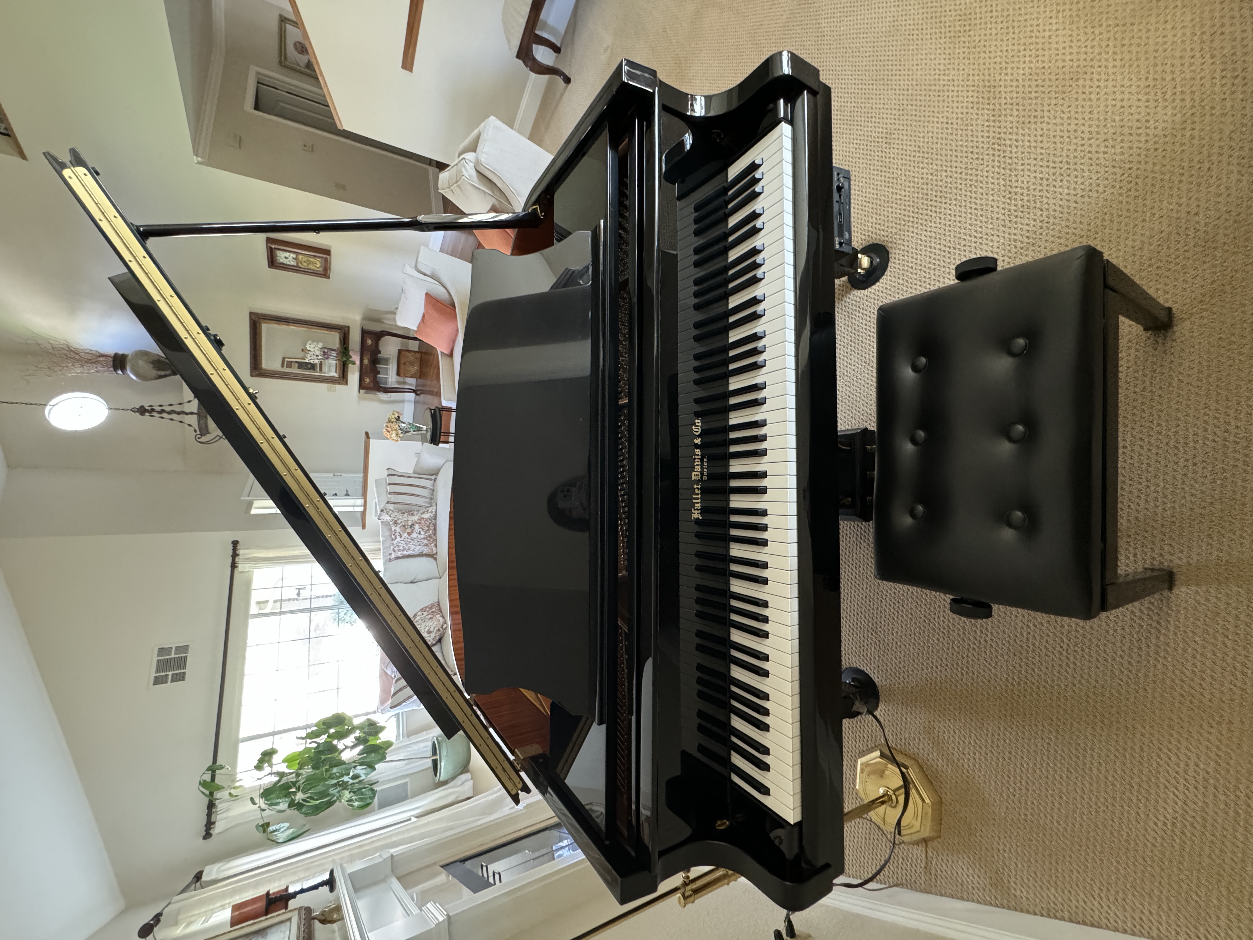 Hallet & Davis Baby Grand with QRS System